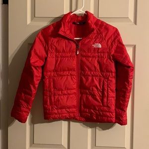 Boys North Face puffy coat size 7/8
